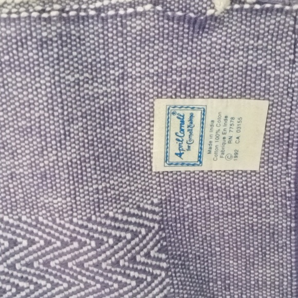 April Cornell Maddy Periwinkle Placemats  Set Of 4 - Picture 4 of 5